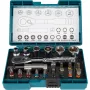 Makita schroevendraaier-bit- en ratelset, 21-delig (B-54081)