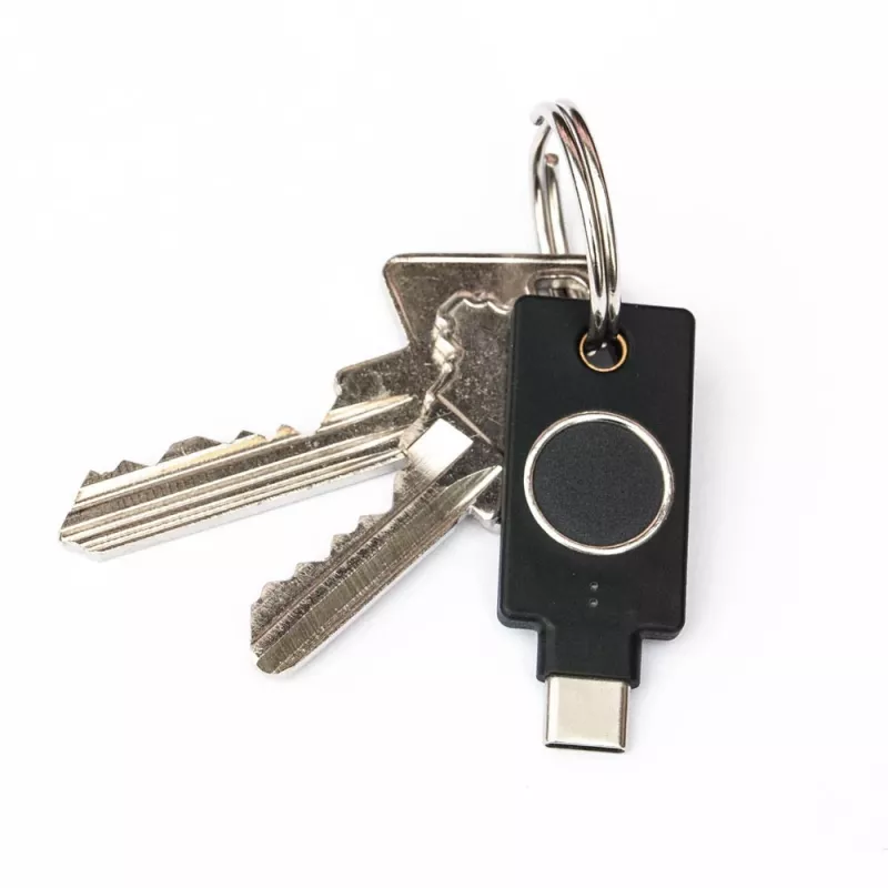 YubiKey C Bio FIDO Edition Yubico zwart wachtwoordloze authenticatie