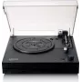 Platenspeler Lenco LS-15BK zwart riemaangedreven platenspeler LS15, ingebouwde phono-voorversterker, USB-uitgang