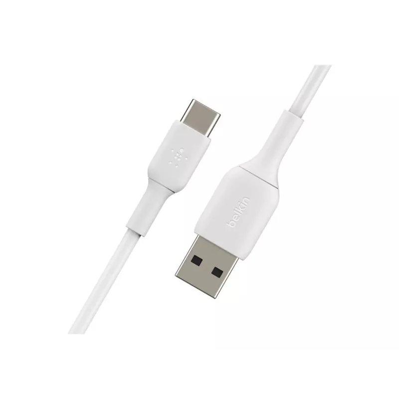 Kabel PVC USB-C naar USB-A 15 cm wit