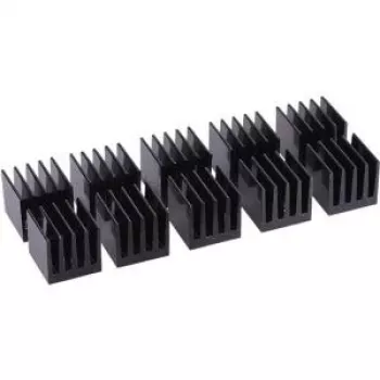 Alphacool GPU RAM aluminium koellichaam 15x15mm - zwart 10 stuks (17155)