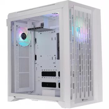 CTE C700 TG ARGB Snow, Tower-behuizing Wit, gehard glas