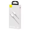 USB-C naar Lightning Baseus High Density gevlochten kabel, 20W, PD, 2m (wit)