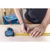 Professioneel meetlint, 5 meter, blauw/zwart, 27 mm