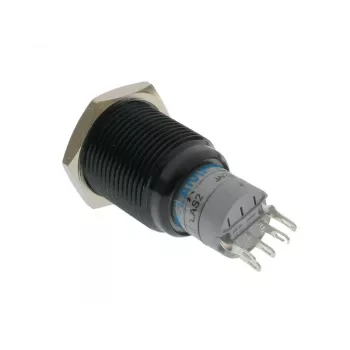 Lamptron Computerbehuizing-onderdeel LAMP-SW1616L-H — staal zwart, diameter 1,9 cm