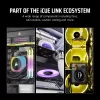 CORSAIR iCUE LINK LX120-R RGB Reverse Blade PWM behuizingsventilator, 120 mm, wit