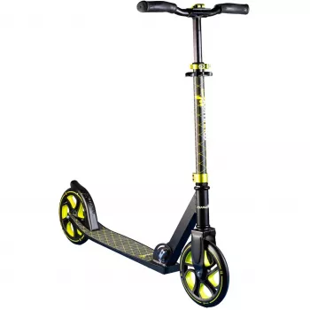 Aluminium scooter Pro 215 mm (zwart/limoen)