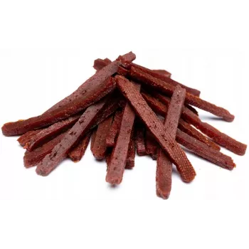 Hilton konijnenreepjes hondensnack 500 g — dieetsnack van konijnenvlees, 500 g zak, 30% proteïne, 3% vet