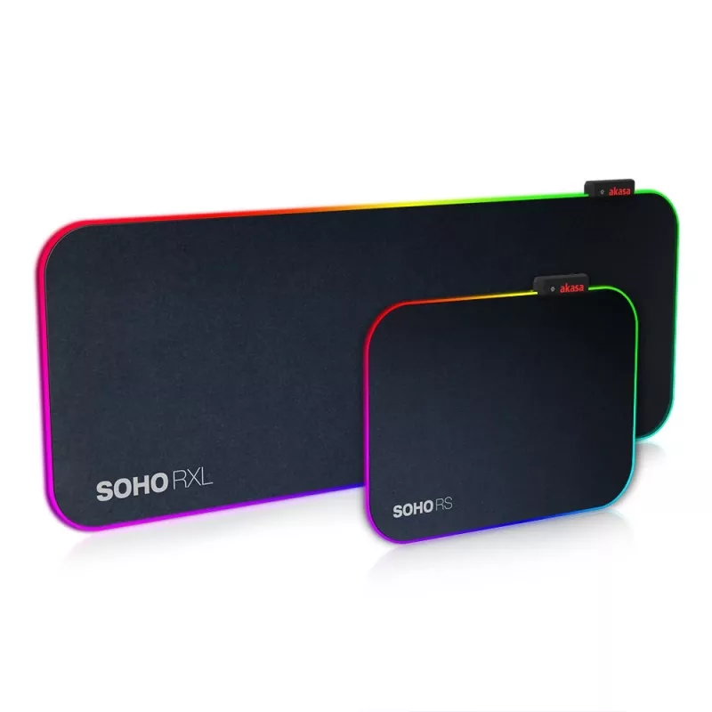 Akasa SOHO R gaming muismat zwart