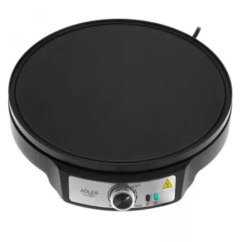 Adler AD 3093 2-in-1 dubbelzijdige elektrische crêpemaker, 1600 W, zwart