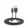 USB-kabel UGREEN US132 Mini-USB 1 m — zwart, 480 Mbit/s, snel laden