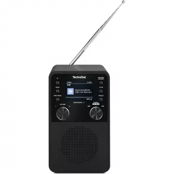 Digitale radio TECHNISAT DigitRadio 317 — zwart, FM- en DAB+-ontvangst