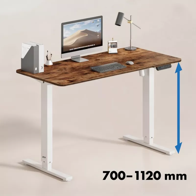 Elektrisch in hoogte verstelbaar bureau ergo office ER-400 W — max. hoogte 1160 mm, max. belasting 80 kg