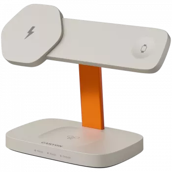 Canyon WCS-310 - Hexagon 310 - 3in1 - draadloos Qi-oplaadstation voor 3 apparaten tegelijk