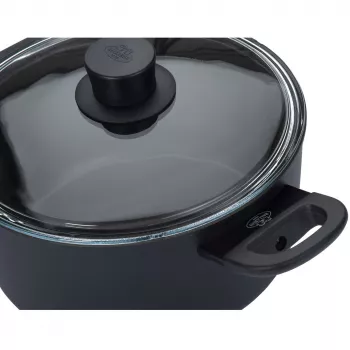 Kookpan BALLARINI 75002-920-0 rond zwart aluminium 20 cm