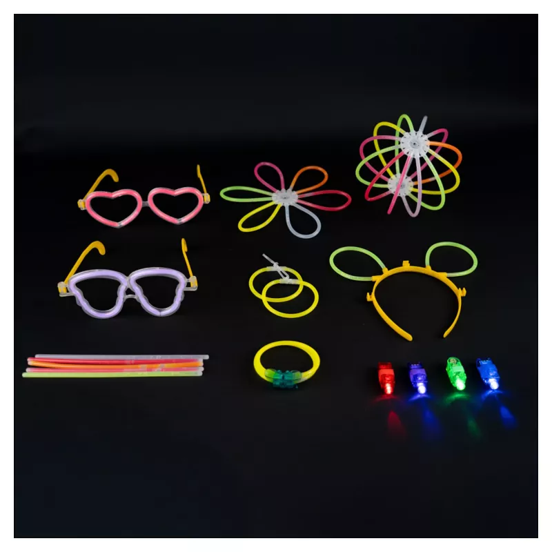 RealPower 495549 Glow Sticks Big Party Box, 488 stuks