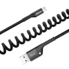 Baseus spiraalkabel Lightning 1m 2A (zwart)