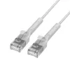 Extralink Cat.6 U/FTP LAN-patchkabel 5m 1 Gbit/s wit, kopernetwerkkabel met flexibele stekker