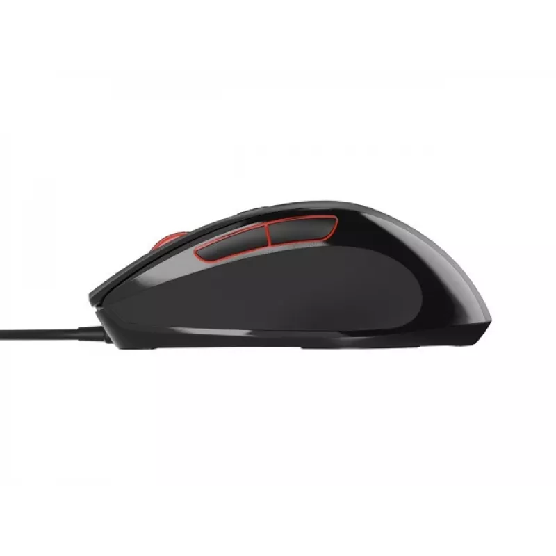 Bekabelde optische muis NATEC NMY-2047 USB Type-A, 4000 DPI, 6 knoppen, rechtshandig, achtergrondverlichting