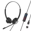 Tellur Voice 320 bedrade headset binaural zwart