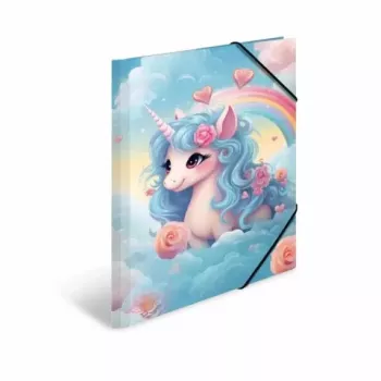 Omslagmap HERMA A3 Happy Unicorns