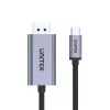 UNITEK V1409A kabeladapter USB-C DisplayPort zwart, grijs