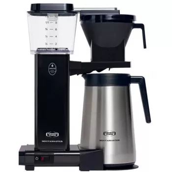 Filterkoffiezetapparaat MOCCAMASTER KBGT 741 — 1,25 l (10 kopjes), 1520 W, staal, uitneembaar waterreservoir