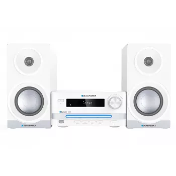 Home audio microsysteem BLAUPUNKT MS16BT 15 W, CD/USB/MP3, Bluetooth, FM RDS, wit