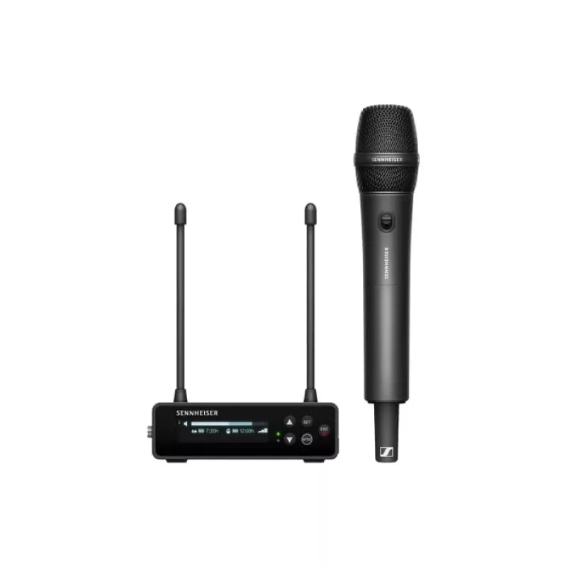 Sennheiser EW-DP 835 SET (R4-9) - cameraset met miniatuurzender en handmicrofoon met MMD 835 capsule, 552-608 MHz