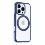 Torras Ostand R Fusion X00FX1881 magnetische hoes voor iPhone 16 Pro met 360° draaibare ringstandaard, blauw