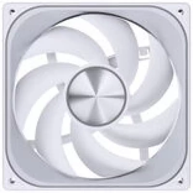 140mm Jonsbo ZA-140W PWM ARGB behuizingsventilator, wit, Infinity Mirror