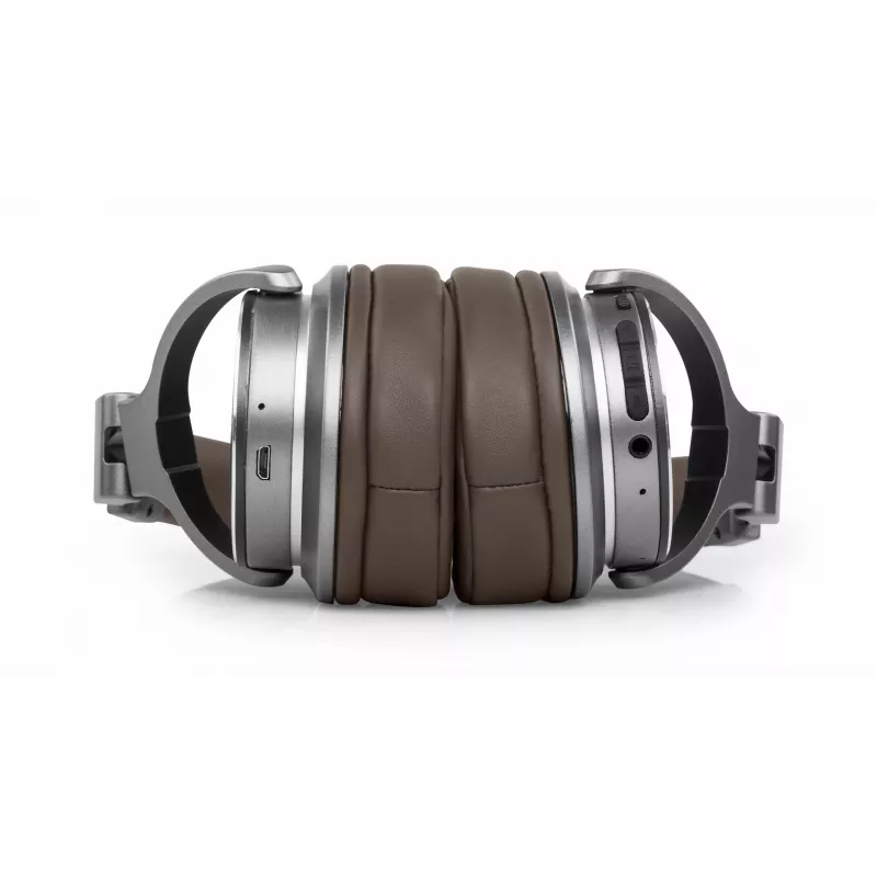 Muse M-278 BT headset draadloze hoofdtelefoon hoofdband micro-USB Bluetooth bruin, zilver