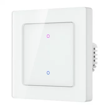 Wandgemonteerde WiFi-touchlichtschakelaar Avatto TS20-EU-W2 — 2-voudig, wit
