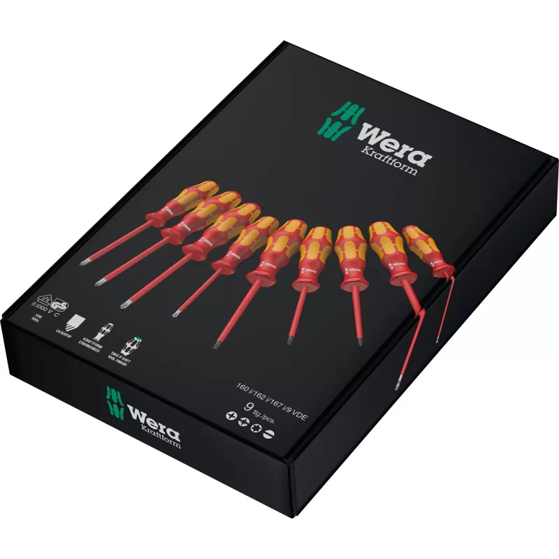 Precisie-schroevendraaierset Wera 160 i/162 i/167 i/9