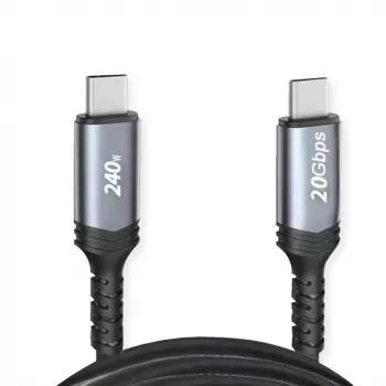 USB-kabel VALUE 11.99.9087 USB4 Gen 2x2 2 m USB C zwart