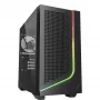 Pc-behuizing Sharkoon J1000 ARGB mATX — mid-tower Micro-ATX-behuizing met ARGB-verlichting