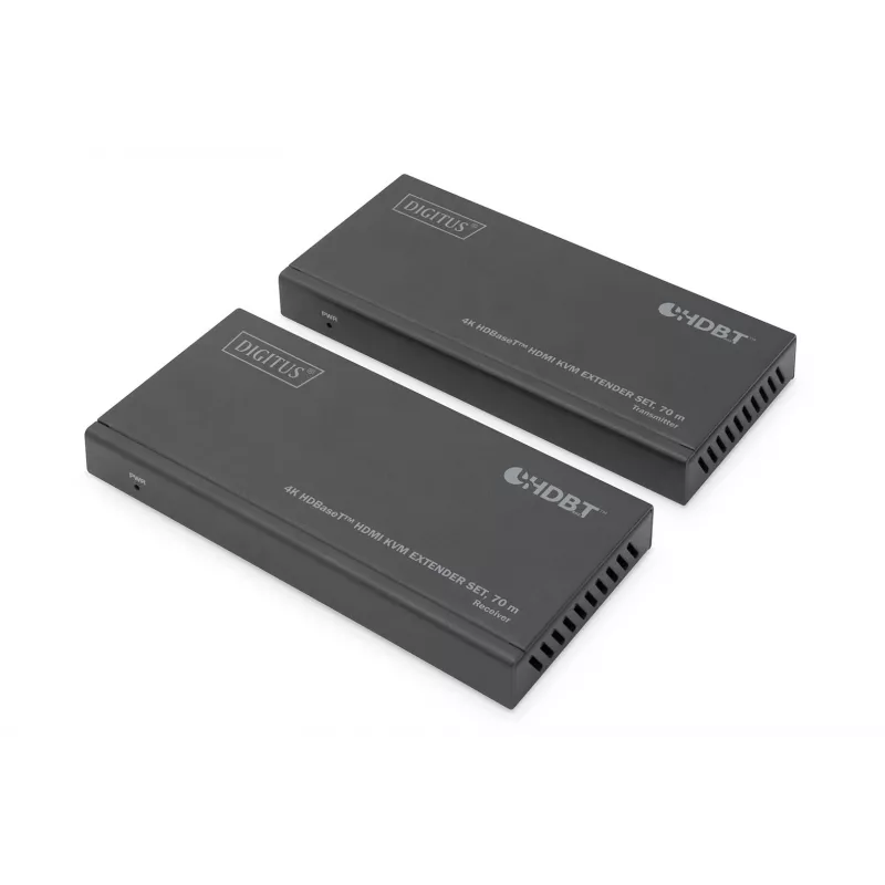 KVM extender-set Digitus 4K HDBaseT HDMI 70 m bekabeld