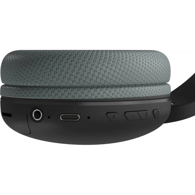 Defender FreeMotion B480 63480 draadloze on-ear koptelefoon, Bluetooth 5.3, USB-C, AUX, microSD, tot 14 uur, 20-20000 Hz, zwart