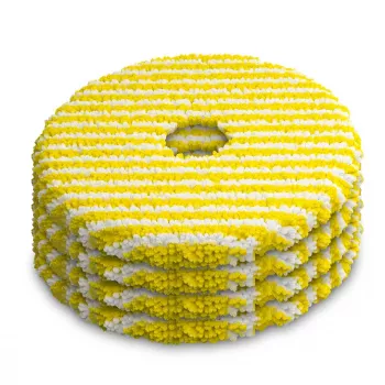 Mopped-set voor KARCHER RVM 4 (2.269-130.0) geel, wit