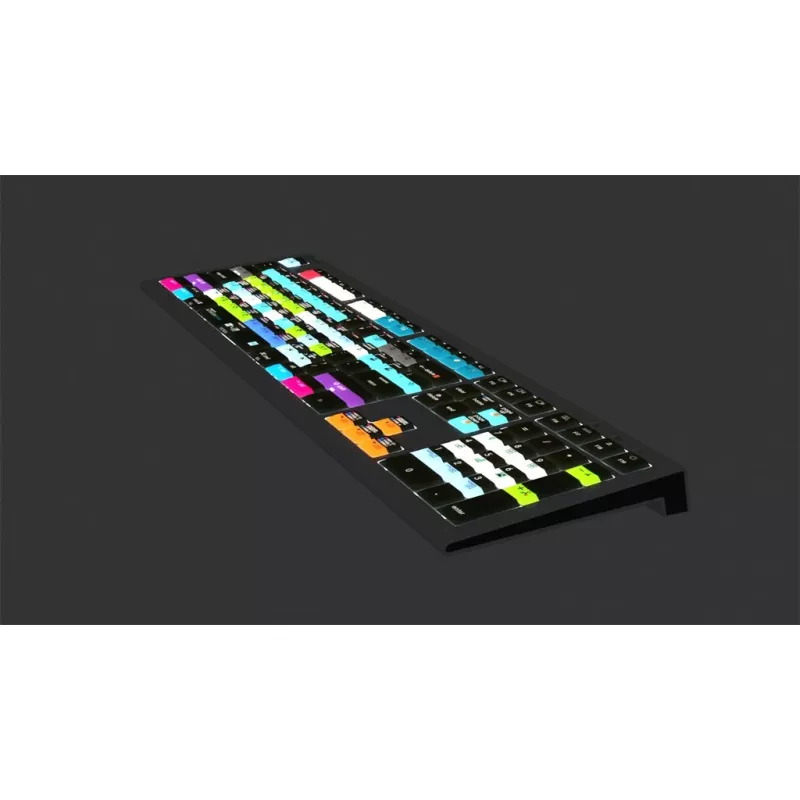 Logickeyboard Avid Media Composer Astra 2 toetsenbord universeel USB QWERTY Duits grijs