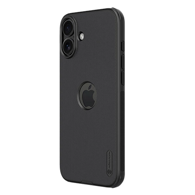 Beschermhoes Nillkin voor iPhone 16 Plus Super Frosted Pro — zwart, slanke hardcase