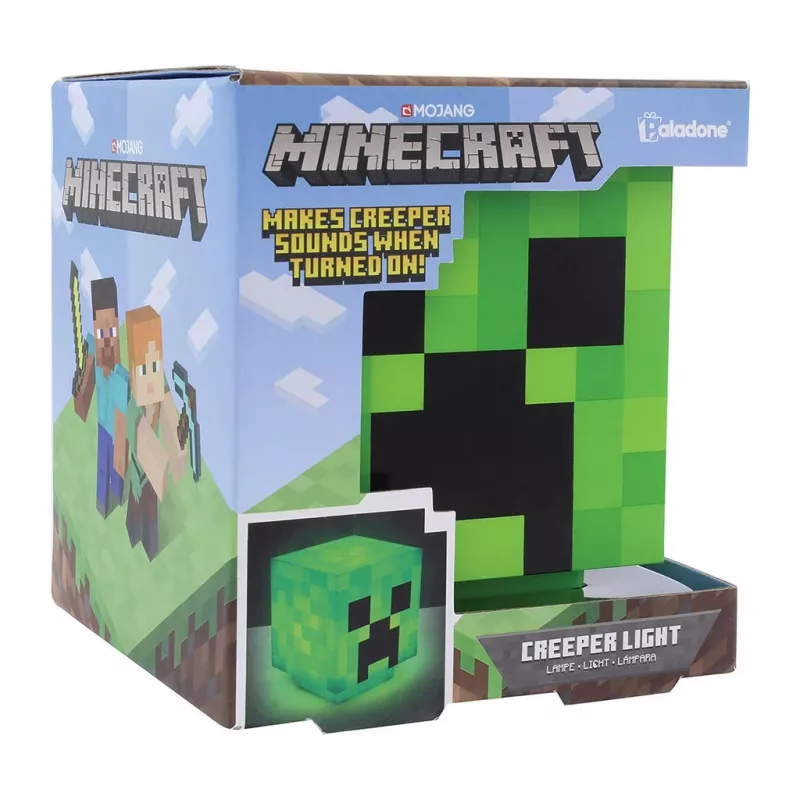 Paladone Minecraft Creeper 3D-design lamp PP6595MCFV3 – tafel-/hanglamp