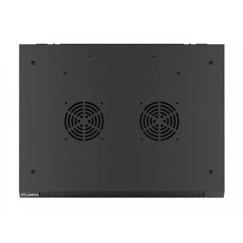 Wandkast LANBERG WF01-6422-10B, 22U, 19 inch, 600x450x1085 mm, staal, zwart