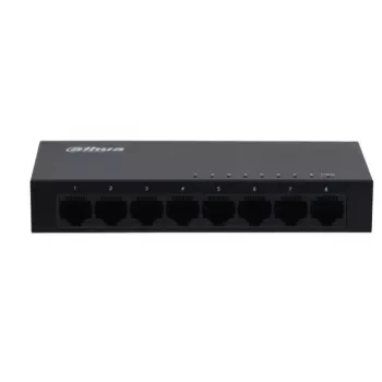 Dahua Technology SG1008-EUR netwerkswitch unmanaged L2 Gigabit Ethernet (10/100/1000) zwart