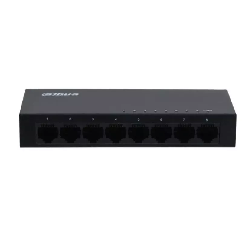 Dahua Technology SG1008-EUR netwerkswitch unmanaged L2 Gigabit Ethernet (10/100/1000) zwart