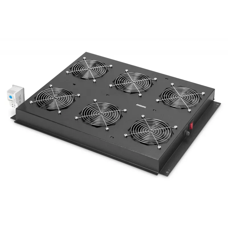 Digitus DN-19 FAN-6-SRV-B product zwart