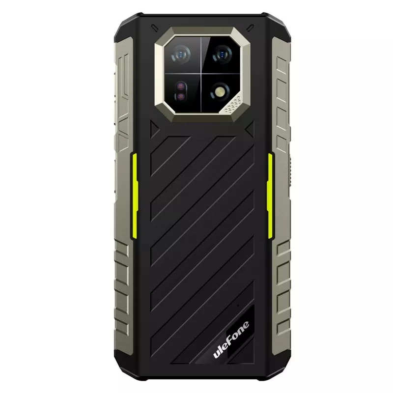 Robuuste smartphone UleFone Armor 22 4G, 9 GB RAM, 128 GB opslag, IP69K, groen