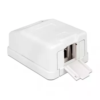 Elektronicabehuizing DeLOCK 86235 wit breedte 65 mm diepte 47 mm hoogte 29 mm