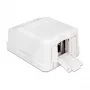 Elektronicabehuizing DeLOCK 86235 wit breedte 65 mm diepte 47 mm hoogte 29 mm