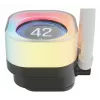 All-in-one-vloeistofkoeler Corsair iCUE LINK TITAN 360 RX LCD 12 cm, wit